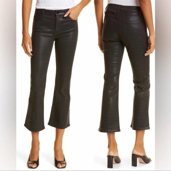 Frame Denim Pants - Frame Le Crop Mini Boot Cut Jeans
Black | Color: Black | Size: 32 |